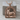 Corgi Garden Gate Pendant, rose gold plated, front product photo