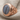 Grey Agate Scroll Ring, rose gold, product photo