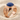 Lapis Clasped Hands Ring, rose gold plated, product photo