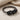Three Rose Ring, black rhodium, front product view