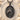 Athena Owl Column Pendant, black rhodium plated finish, product view