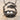 Swallow Pearl Nest Pendant in black rhodium finish, front product photo