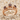 Three Garnet Branch Ring, rose gold plated product view