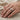 Soft square tube ring worn on model hand