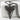 Garnet Shark Tooth Pendant, black rhodium plated product view