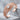 Chrysanthemum petal fan bracelet, rose gold, front view