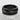 Dragon scale ring, black rhodium plated, studio product view