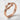 Double Wire Reef Knot Ring, rose gold, product view