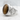 Cerberus Tiger Eye Gate Ring, polished silver product photo