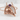 Bird Skull Amethyst Arch Pendant, rose gold plated product photo