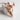 Deer Skull Branch Crown Pendant, rose plated silver, front product view