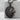 Lydian Lion Mane Pendant, black rhodium finish product view