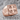 Jerusalem Cross Quartered Ring, rose gold plated silver, front angled view