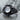 Gotland Quartz Boss Ring, black rhodium, angled product view
