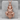 Maya Maize God Husk Pendant in rose gold plated silver, front view