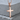 Baptism Christening Cross Pendant, rose gold plated, front product photo