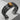 Tiger Eye Fault Bracelet, black rhodium, studio product photo