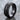 Knurled Ridge Stacking Ring, black rhodium, angled product photo