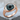 Evil Eye Cathedral Gaze Ring, rose plated silver, angled product view