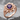 Amethyst Dahlia Petal Ring in rose gold, angled product photo
