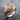 Prehnite Rounded Crater Ring, rose gold plated, studio product photo