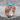 Turquoise Feather Chevron Ring, rose gold finish, studio product photo