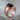 Onyx Overlapping Armor Ring, rose plated silver, studio product photo