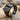 Split Level Arch Ring in black rhodium plated finish, studio photo