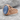 Kyanite Falcon Hood Ring, rose gold finish, side view product photo