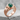 Emerald Peacock Fan Ring in rose gold, angled product photo