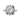 Mother of Pearl Blossom Ring, front view on white
