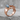 Labradorite Topaz Half Cluster Ring, rose gold plated, product photo