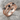 Black Spinel Triple Rail Ring, rose gold, angled product photo