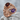 Garnet Amethyst Scroll Ring, rose gold plated variant angled view