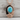 Turquoise Canyon Ledge Pendant, rose gold plated product photo