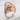 Peridot Leaf Bud Ring, rose gold, angled product photo