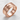 Horizon Ridge Band Ring, rose gold plated, angled product photo