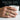 Great Wave Horizon Slab Ring — 18K Gold Vermeil, worn on model hand