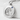 Great Wave Fuji Hollow Pendant — 18K Gold Vermeil, polished silver finish, front product photo