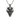 Front view of the silver dragon head pendant in 925 sterling silver, showing detailed scales and horns on a black background.