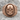 Hourglass Memento Mori Ring, rose gold, front view on stone
