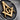 Masonic Letter G Lapel Pin, oxidized, close-up of emblem detail