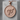Interlocking Venus Mars Medallion Pendant, rose gold, front product photo