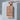 Strength Kanji Tag Pendant, rose gold, front view on stone display