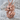 Roaring Japanese Dragon Pendant, rose gold finish, angled view in collage