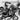 Sprawling octopus pendant, oxidized silver, close-up showing eye and mantle texture