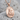 Saint Joseph Medallion Pendant, rose gold, front view product photo on stone