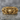 Motorcycle Skull Ring, gold vermeil, front view on stone