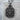Queen Bee Pendant, black rhodium, product photo on stone surface