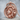 Leo Lion Medal Pendant, rose gold plated finish, product view